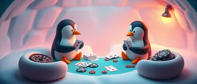 Illustration for: Teaching the Penguins to Deal Cards